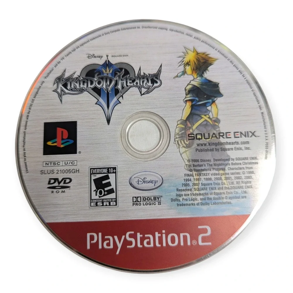 Kingdom Hearts 1 and 2 PS2 Greatest Hits Bundle Disney Square Enix